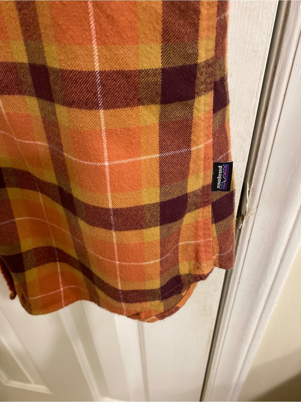 PATAGONIA ORGANIC COTTON PERFECT FALL PLAID FLANNEL SHIRT COZY SOFT SIZE SMALL - Picture 8 of 14